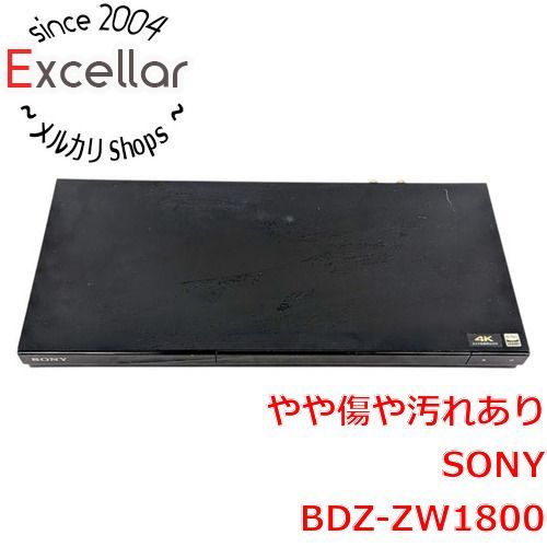 [bn:2] SONY　ブルーレイディスクレコーダー　BDZ-ZW1800　1TB　リモコンなし　本体いたみ
