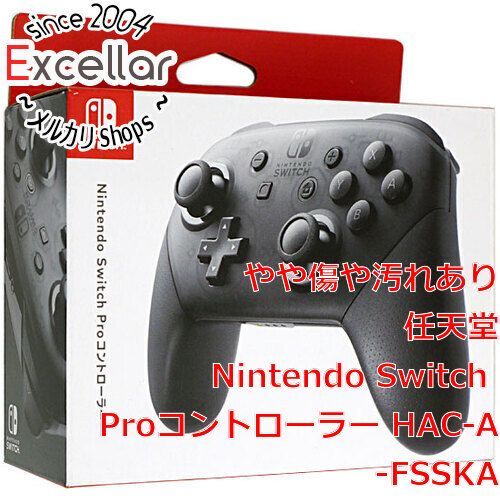 【新品訳あり(箱きず・やぶれ)】 任天堂　Nintendo Switch Proコントローラー　HAC-A-FSSKA bn:1] 任天堂 Nintendo Switch Proコントローラー HAC-A-FSSKA 元箱