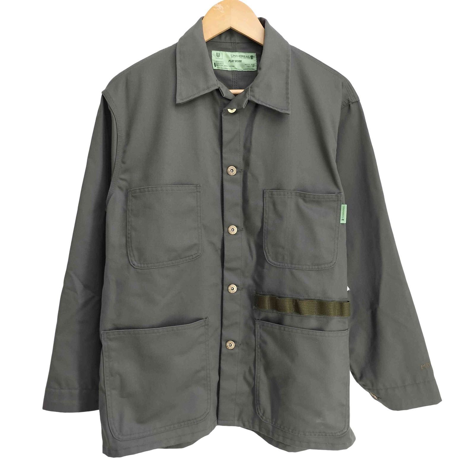 ユニバーサルオーバーオール UNIVERSAL OVERALL PLAY WORK COVERALL プレイワーク カバーオール メンズ JPN：M