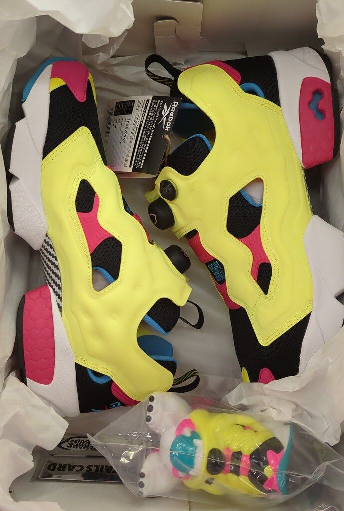 GRAPE BRAIN×SNKR DUNK×Reebok 怪獣ポンプ付 INSTAPUMP FURY 怪獣