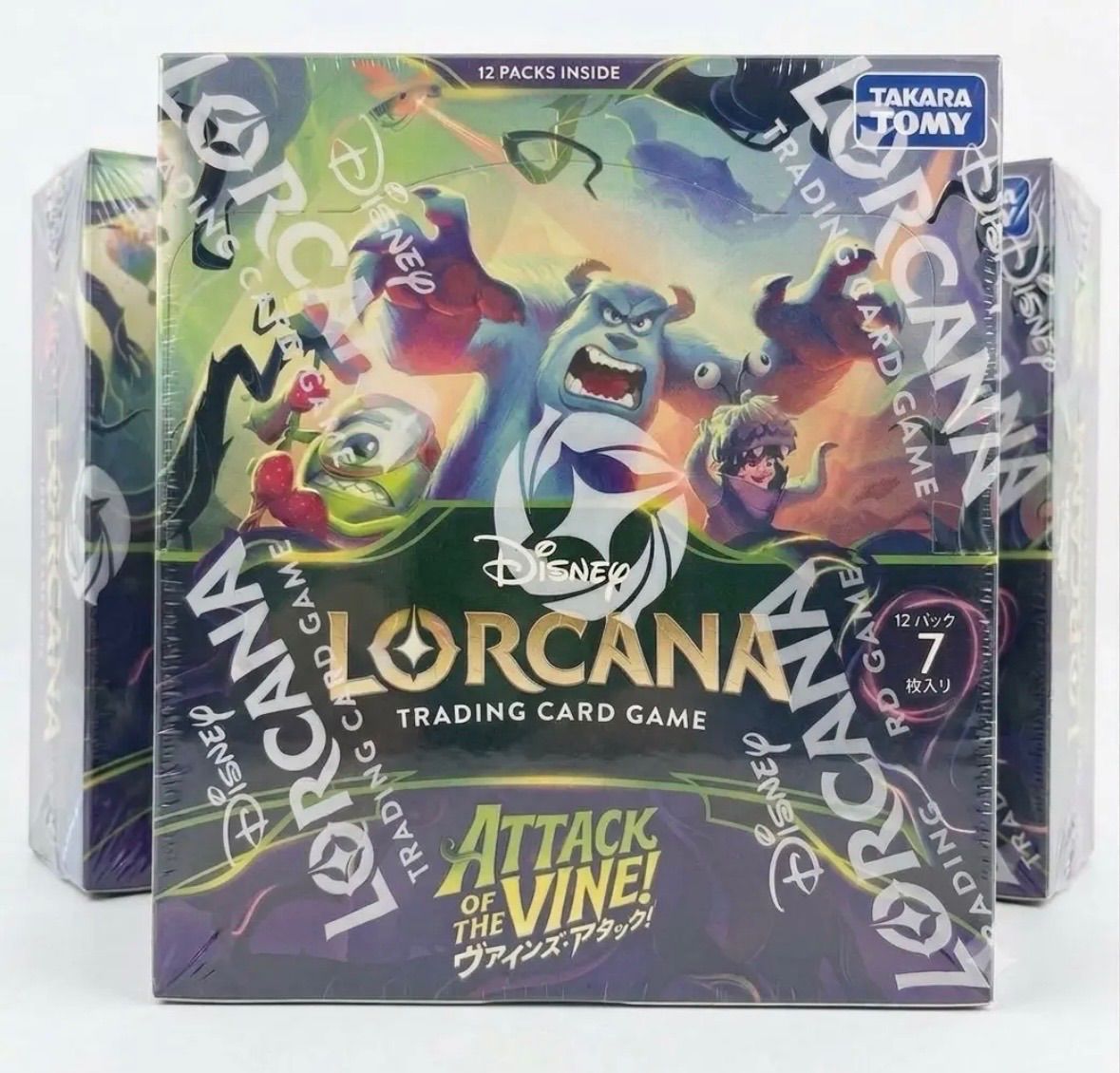 ロルカナ ヴァインズアタック シュリンク付き　3box ✓【新品未開封】ディズニーロルカナ ヴァインズ・アタック！ 3BOX