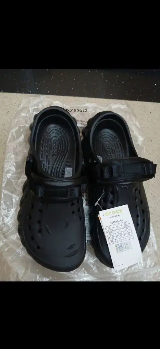 (配送込み)新品 Crocs エコークロッグ M9 W11 ブラック 270mm 6,859円