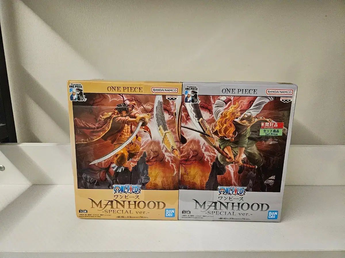 ONE PIECE 만 WHO 스페셜 ver フィギュア 2種 セット