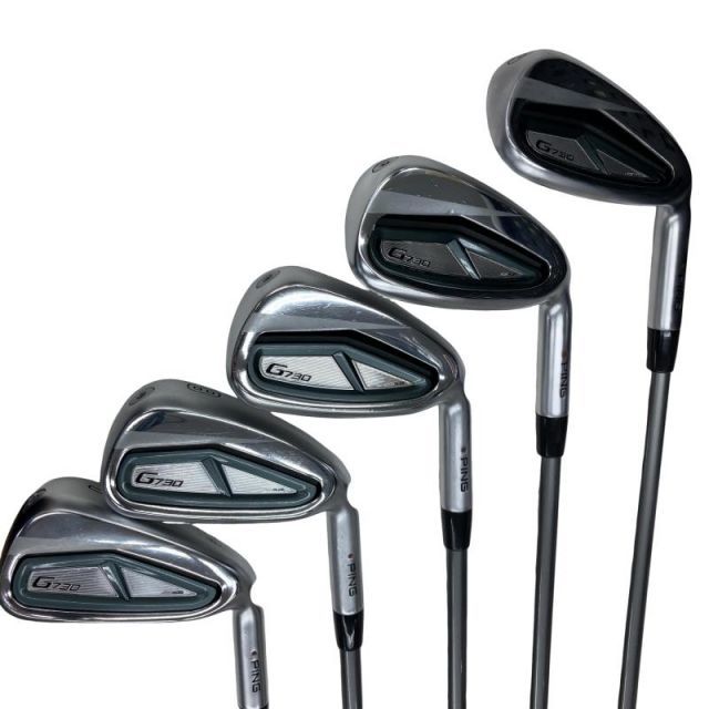 【中古】 ピン G730 5S アイアンセット IR 純正特注シャフト (フレックスR) メンズ 男性用 右利き 右用 Cランク ゴルフクラブ