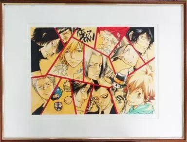 【中古】原画イラストボード ≪イラスト画集≫ 付属品付)家庭教師ヒットマンREBORN! 複製原画 [額装入り](ジャンプフェスタ2007)