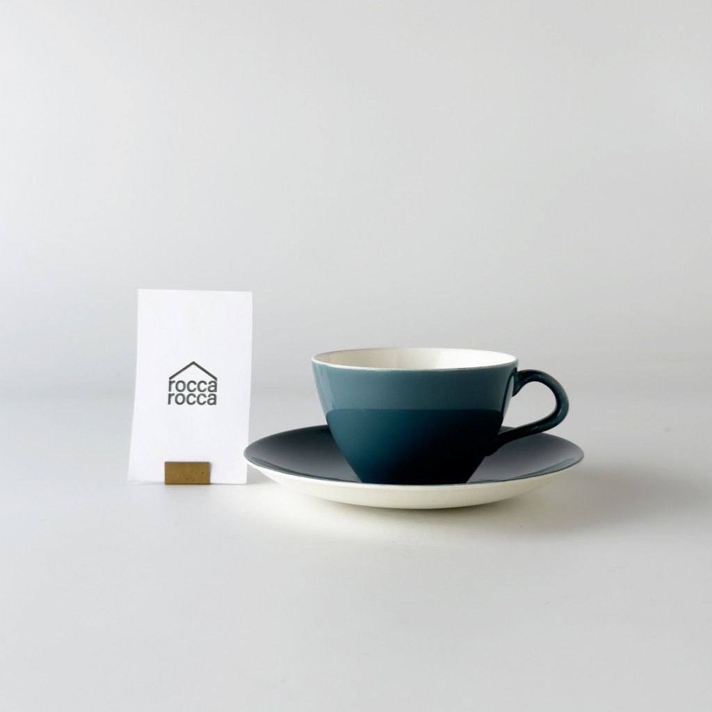 Poole Pottery プールポタリー Blue Moon カップ＆ソーサー 陶器 雑貨