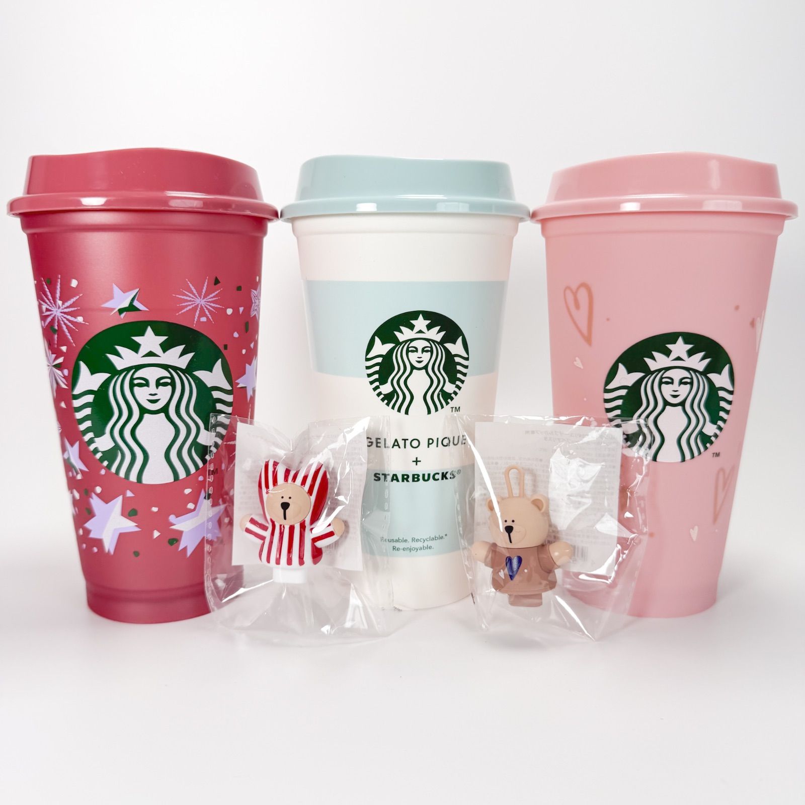 スターバックス リユーサブルカップ ジェラートピケ バレンタイン