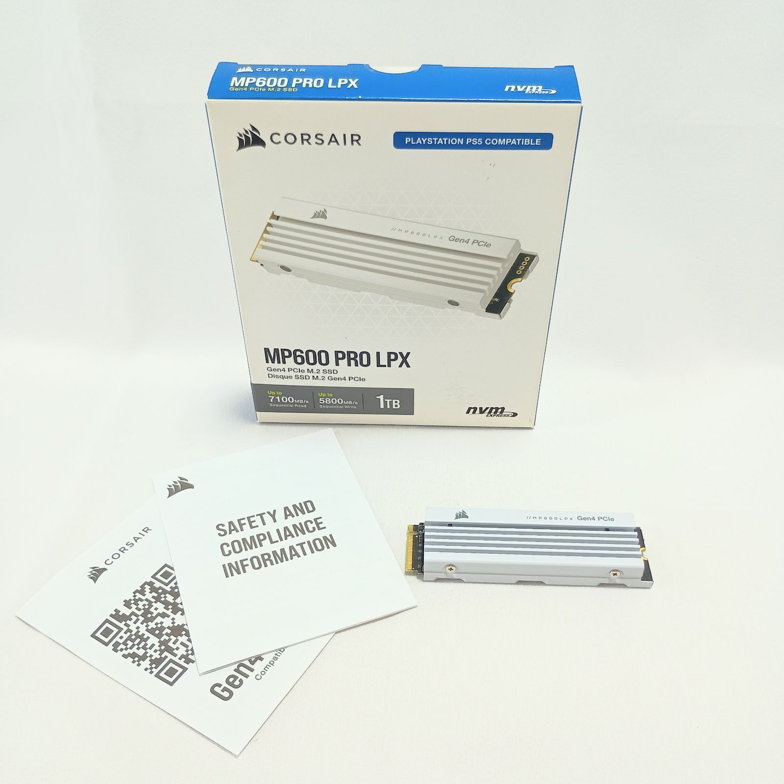 【PS5動作確認済】CORSAIR MP600 PRO LPX 1TB M.2 SSD