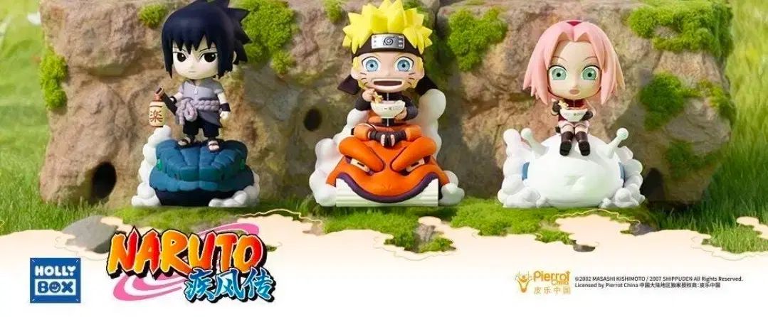 Conjunto de figuras NARUTO (Sasuke Uchiha Naruto Sakura)