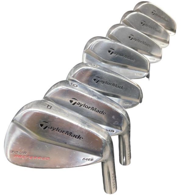 【中古】 テーラーメイド TOUR PREFERRED MB(2014) 8S アイアンセット IR Dynamic Gold (フレックスS) メンズ 男性用 右利き 右用 Dランク ゴルフクラブ