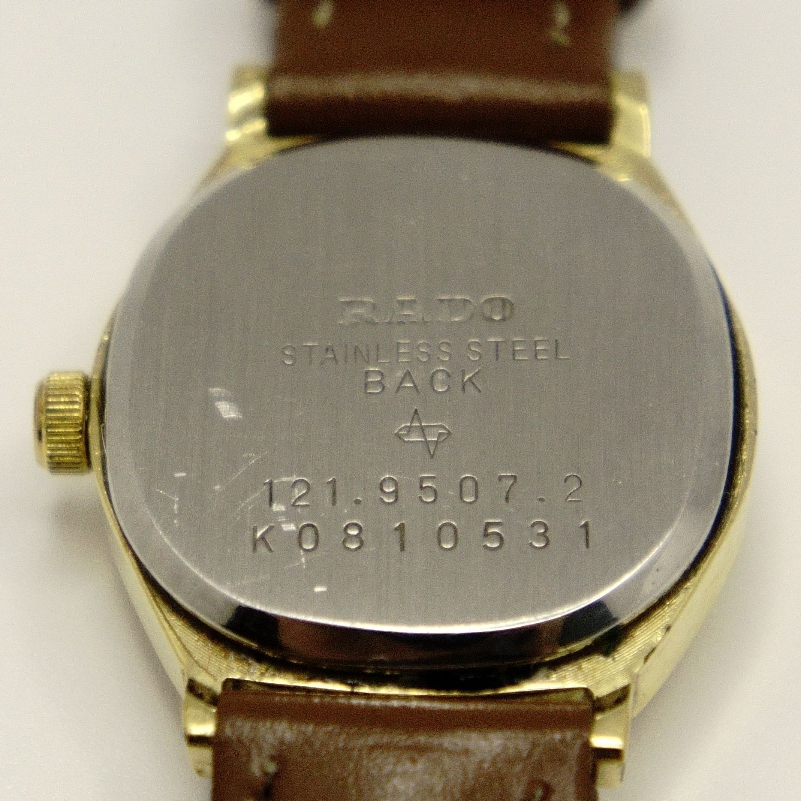 新品電池/新品バンド】 ラドー RADO 121.9507.2 稼働品 ゴールド