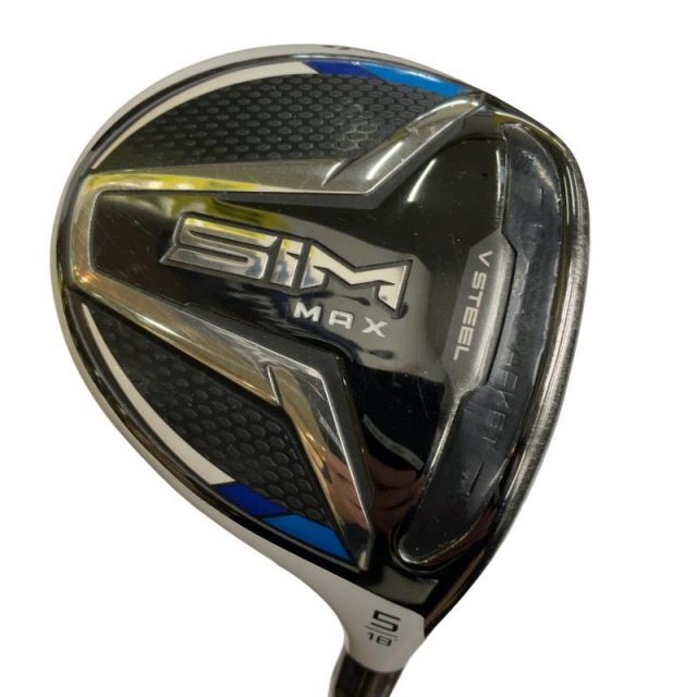 【中古】 テーラーメイド SIM MAX 5W フェアウェイウッド FW TENSEI BLUE TM50(FW) (フレックスS) メンズ 男性用 右利き 右用 Cランク ゴルフクラブ