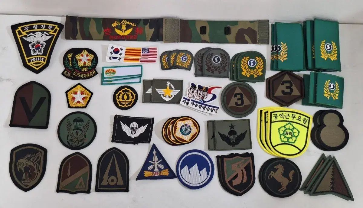 趣味 コレクション ミリタリー 空軍 海軍 U功者 部隊 パッチ マーク 57個