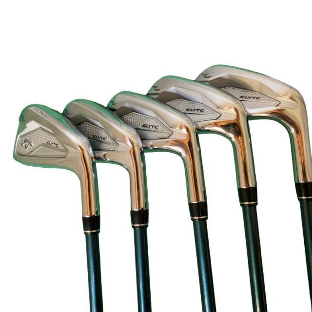 【中古】 キャロウェイ ELYTE MAX FAST 5S アイアンセット IR 純正特注シャフト (フレックスR) メンズ 男性用 右利き 右用 Cランク ゴルフクラブ