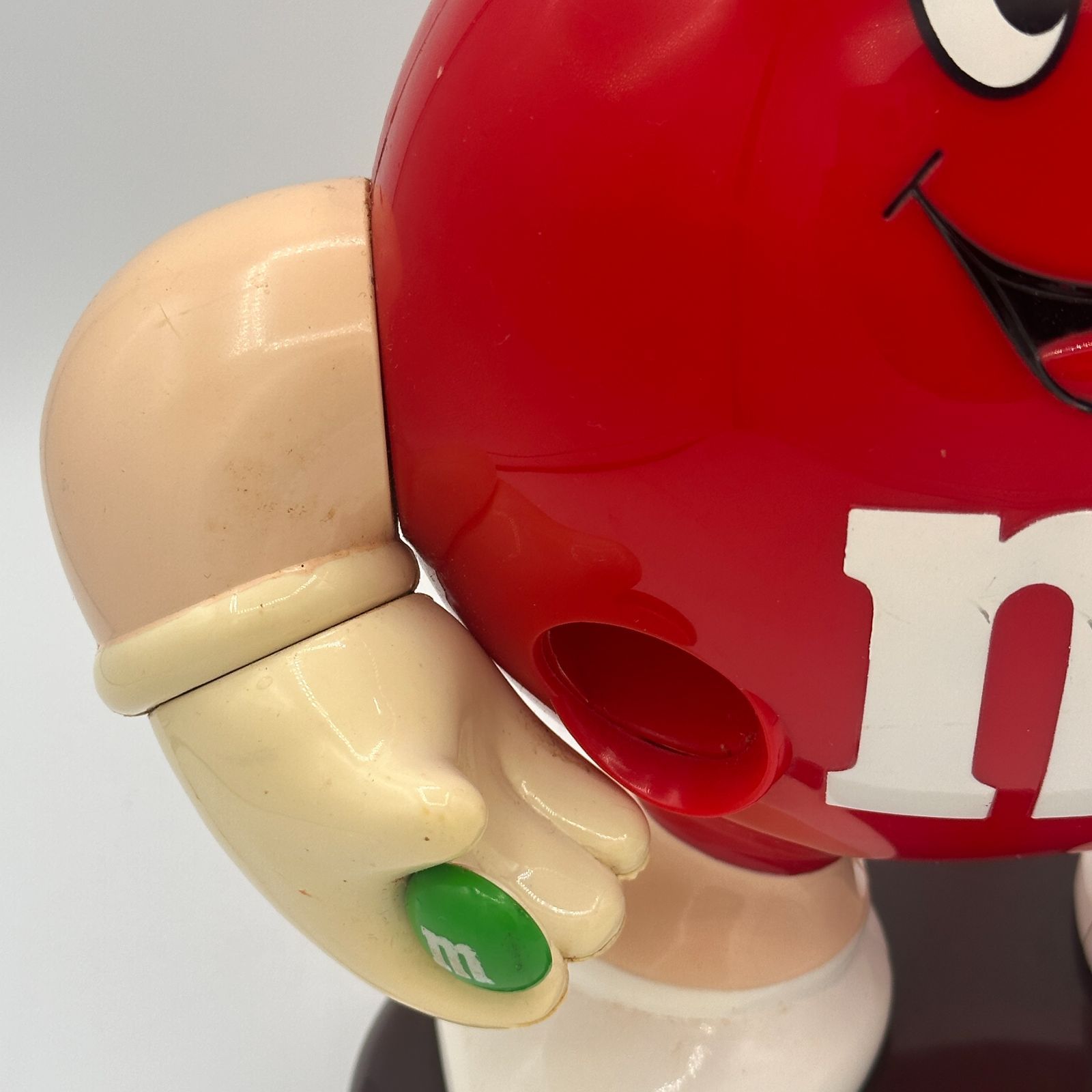 1991 M&M'S エムアンドエムズ キャンディディスペンサー レッド - メルカリ