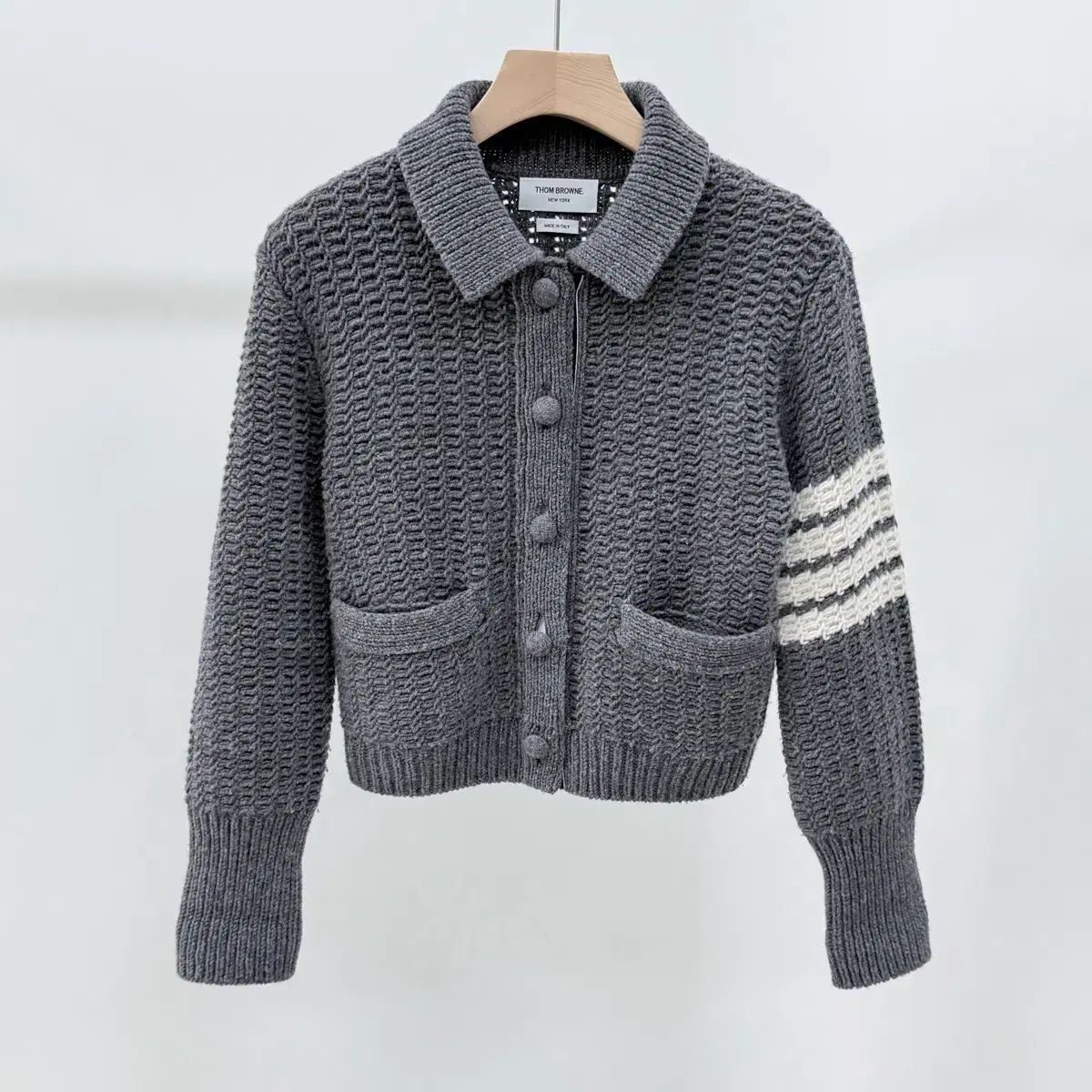 S+級/38 Thom Browne トム・ブラウン 斜めボーダー 袖ストライプ
