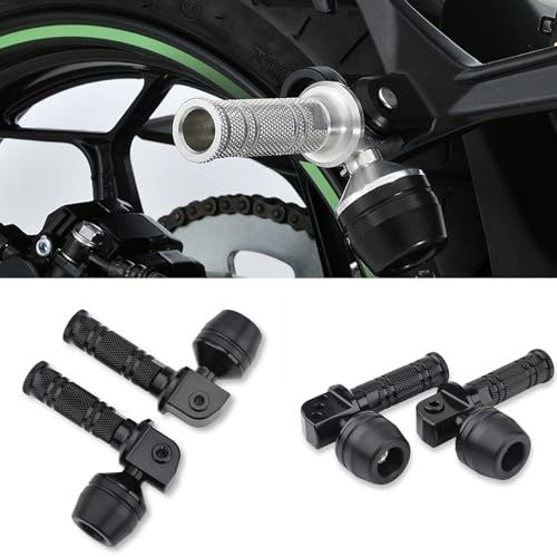 N◆タンデムステップ スライダー カワサキ Z650 Z750 Z750S Z800 Z900 Z900RS/Cafe に適用 アルミ 左右セット (ブラック) 4f0fbbca 10,583円