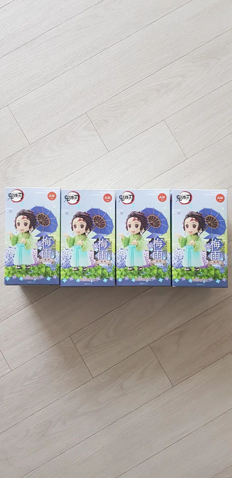 正規品 ufotable 鬼滅の刃 장마シリーズ フィギュア Aセット 4種 19,529円