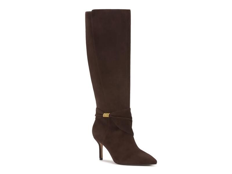 ヴィンスカムート レディース シューズ ブーツ・レインブーツ Vince CamutoMeezo Boot Dark Brown ブラウン