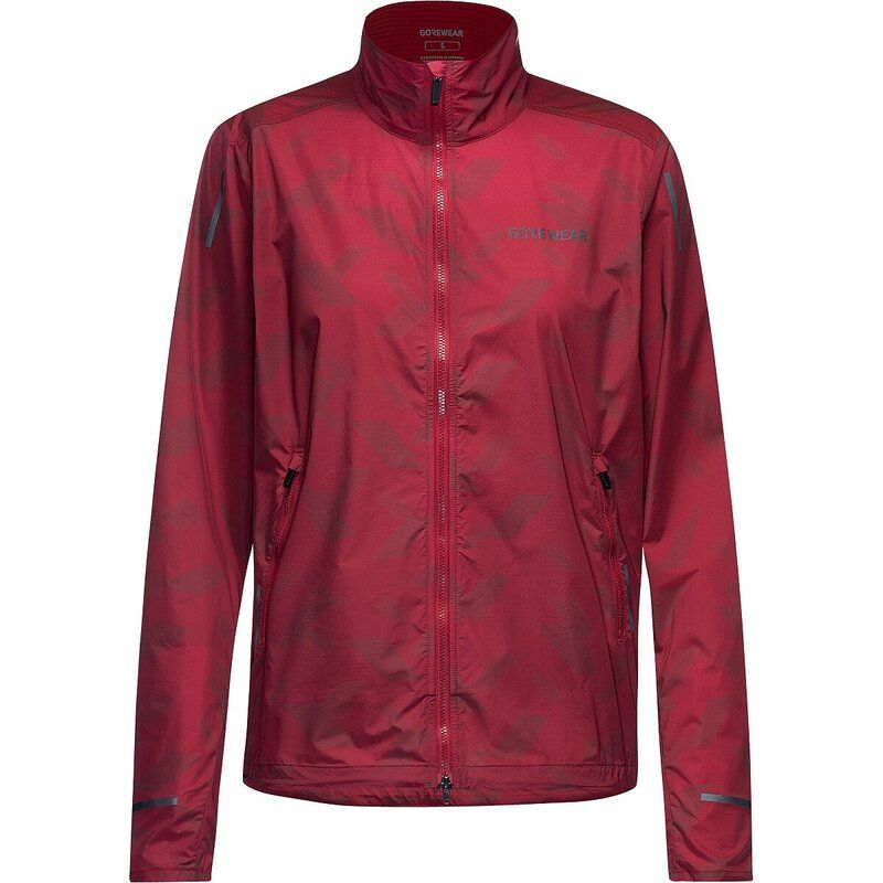 ゴアウェア レディース アウター ジャケット・ブルゾン グラフィック GOREWEAR Concurve 3D Graphic Windbreaker Womens Utility Red レッド