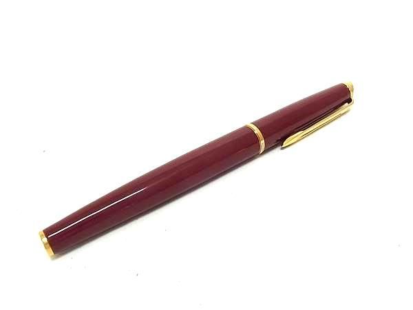 ■Beautiful Goods■ WATERMAN DM8600 Waterman Fountain Pen Writing Tool Stationery Stationery Men's Women's Wine Red x Gold