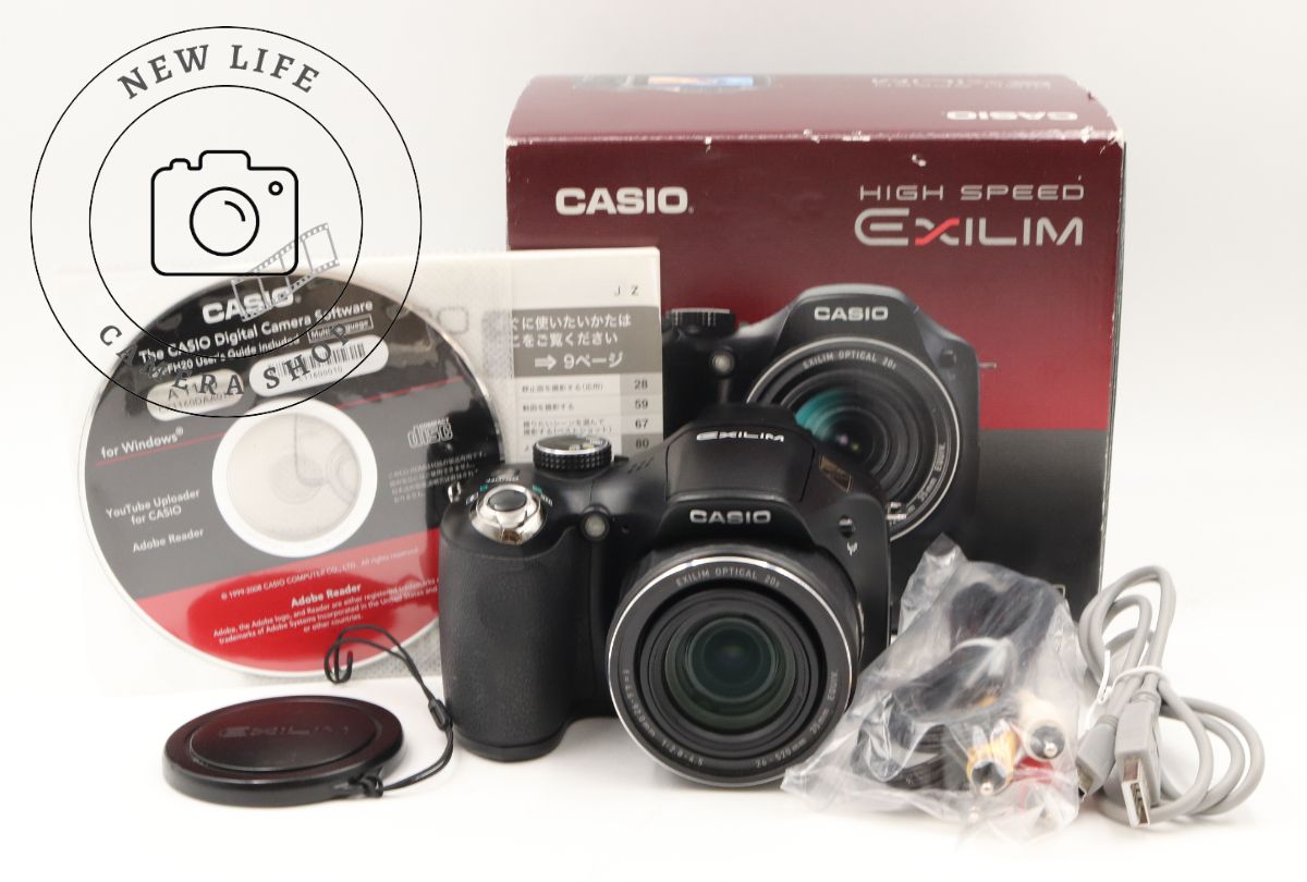 極上品☆CASIO カシオ HIGH SPEED EXILIM EX-FH20 コンパクトデジタルカメラ ###18017 8,444円