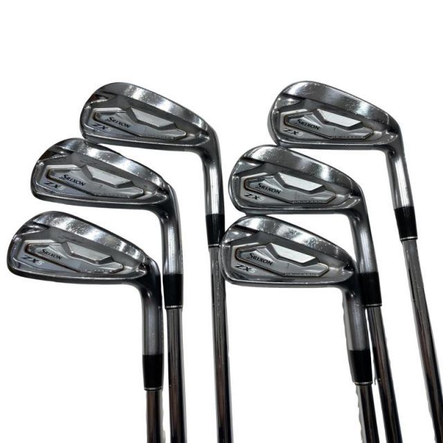 【中古】 ダンロップ SRIXON ZX5 Mk II 6S アイアンセット IR 純正特注シャフト (フレックスS) メンズ 男性用 右利き 右用 Cランク ゴルフクラブ単体アイアン