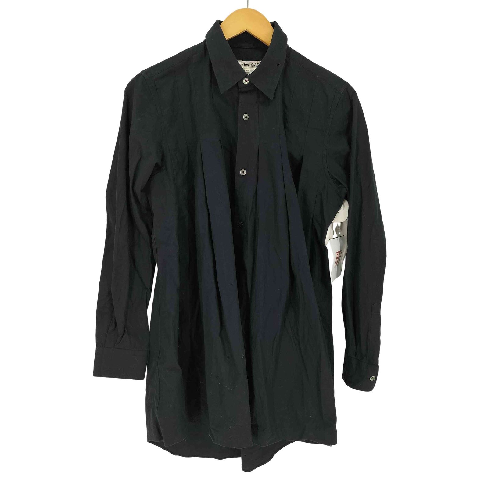コムデギャルソン COMME des GARCONS 見えない服期 プリーツ フレア シャツ メンズ JPN：M