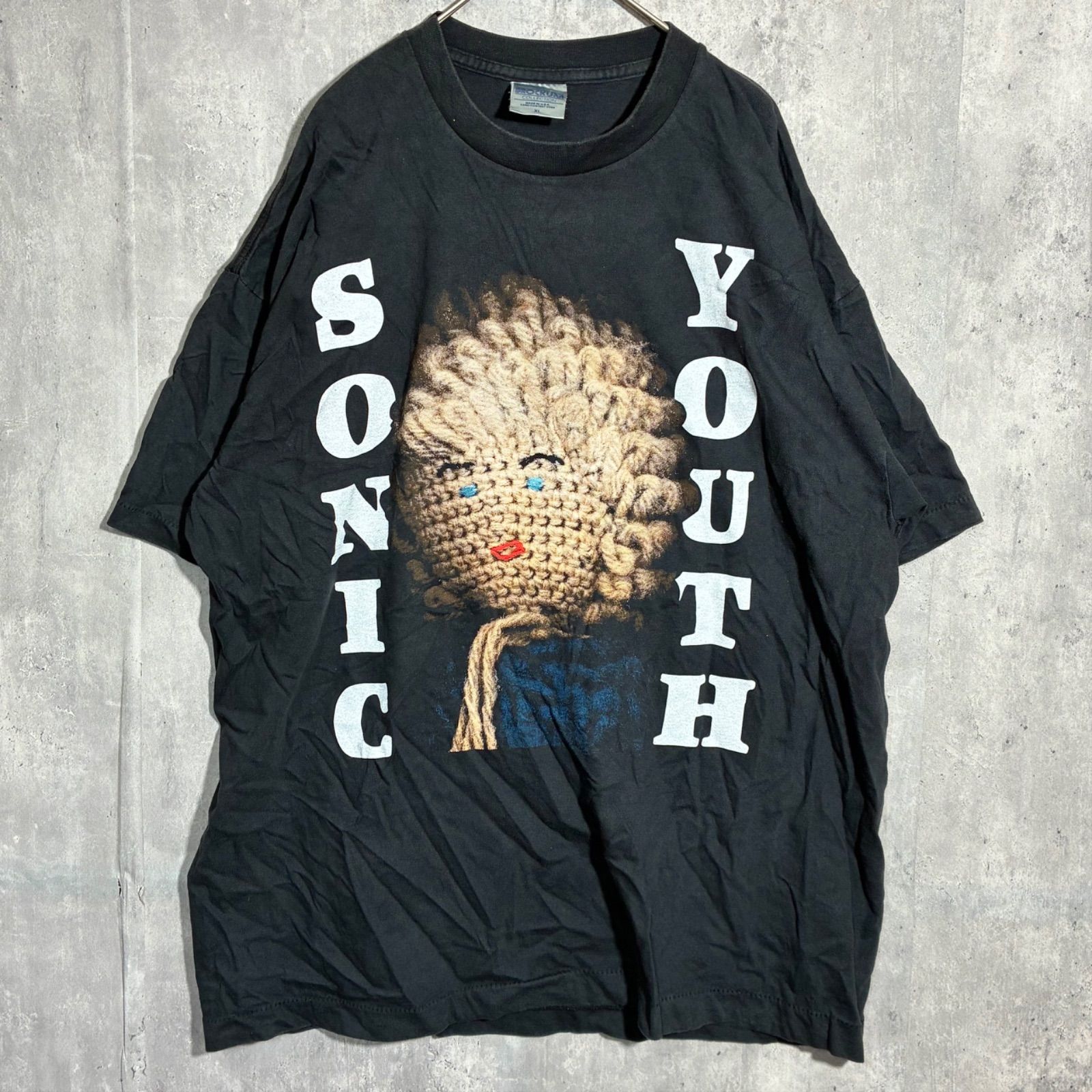 SONIC YOUTH 古着　Tシャツ　半袖　黒　ブラック　メンズ