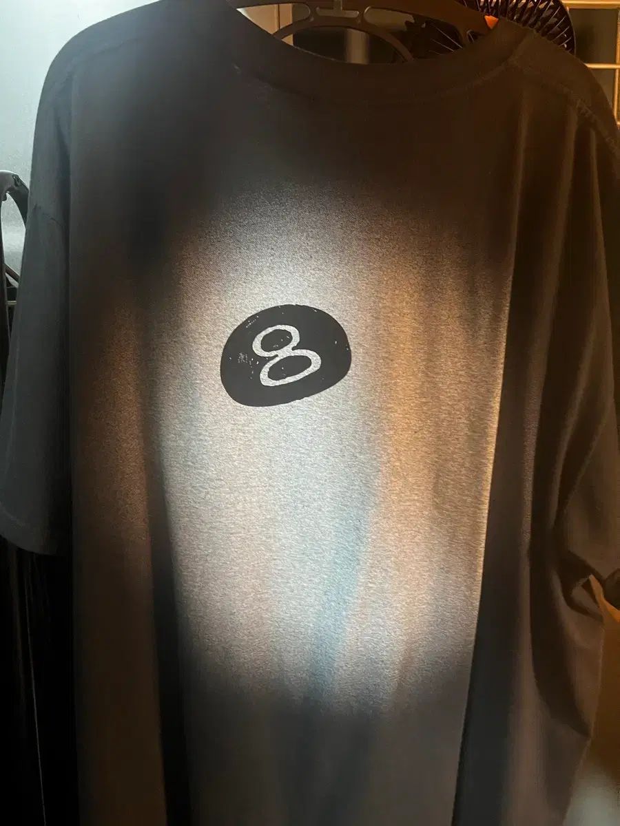 STUSSY 8ボール 半袖T ブラック XL