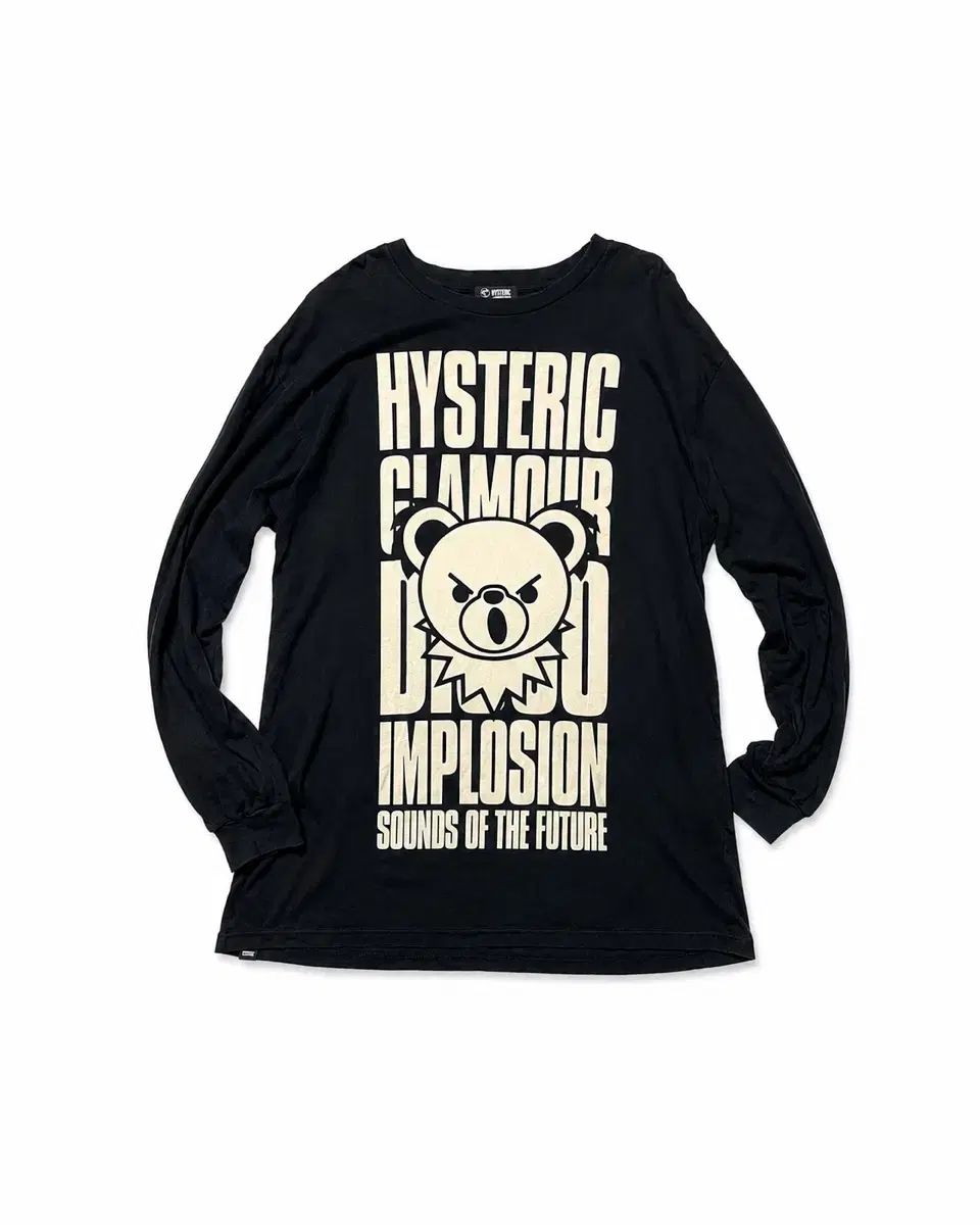 HYSTERIC GLAMOUR ベア グラフィック ロングスリーブ Tシャツ