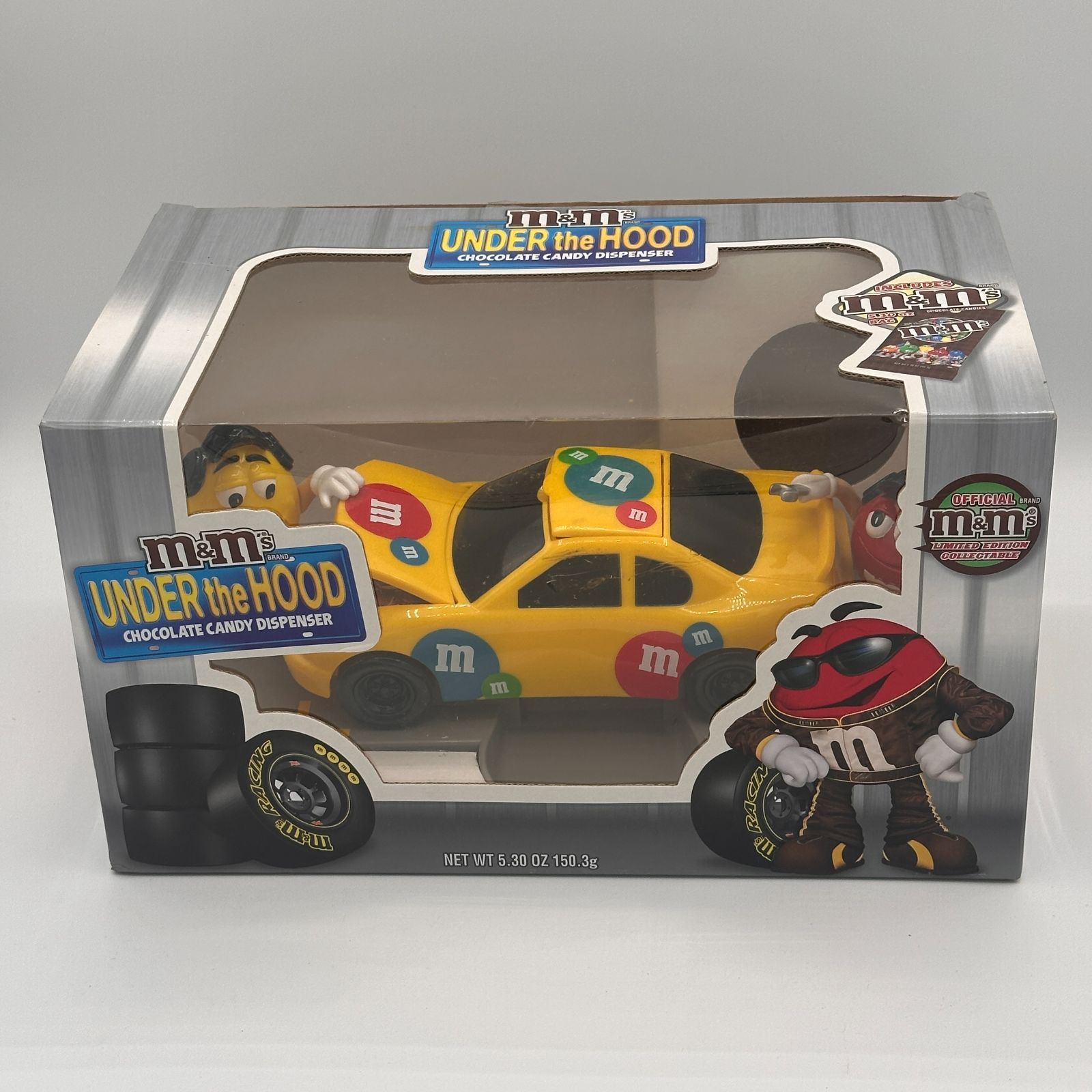 2006 M&M'S エムアンドエムズ ディスペンサー UNDER THE HOOD 外箱付