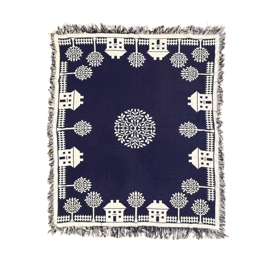 vintageラグ ブランケット マルチカバー タペストリー カントリー ツリー ハウス Rug Blanket Country 4184 6,320円