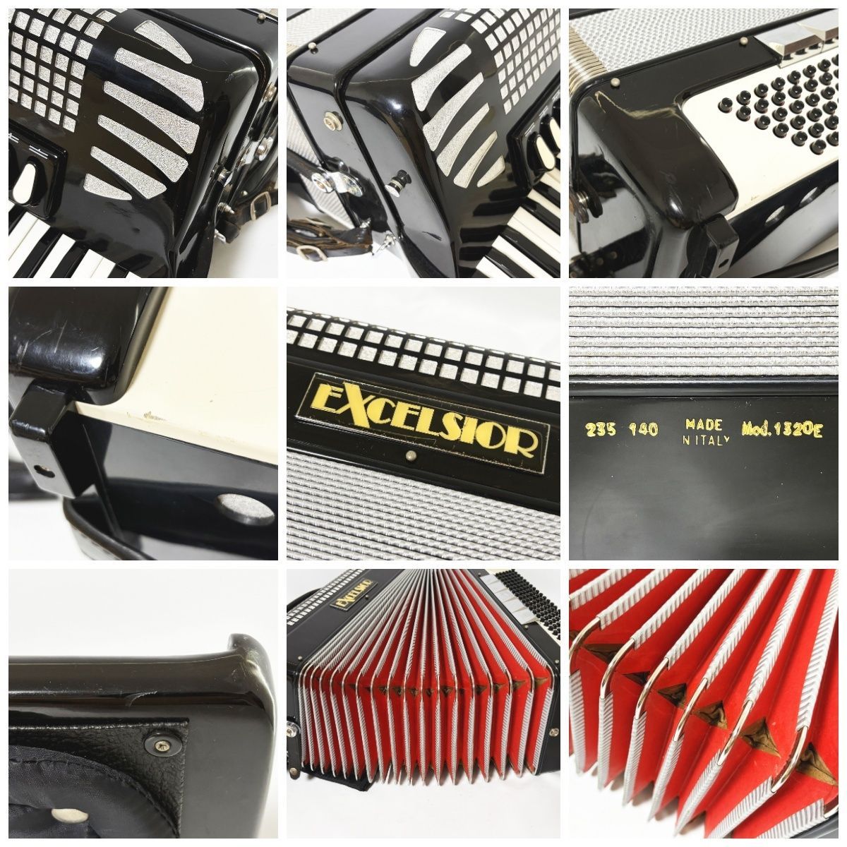 EXCELSIOR エキセルシャー 1320E 41鍵 120ベース HMML アコーディオン