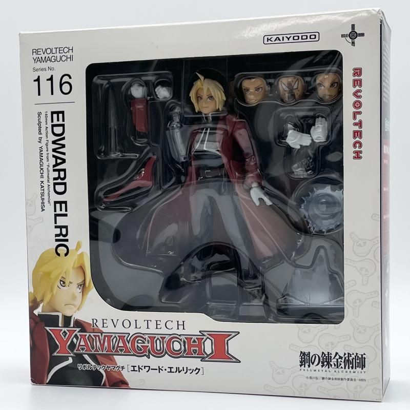 海洋堂　リボルテックヤマグチ　エドワード・エルリック　おまけ付き 中古】訳有/欠品有 リボルテックヤマグチ No.116 エドワード
