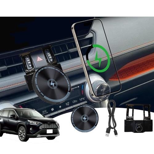 【ワイヤレス充電】rav4 50系 スマホホルダー 急速充電 MagSafe対応 マグネット カーアクセサリー rav4 スマホホルダーts 5aba1b90
