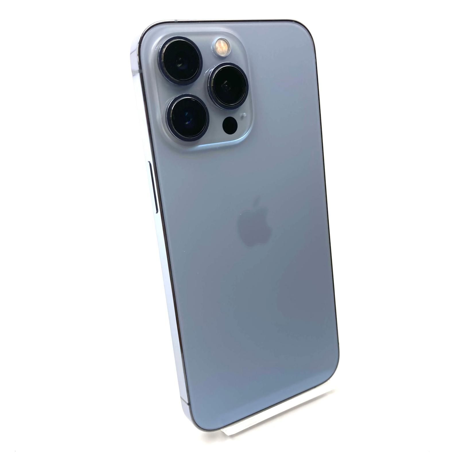 【全額返金保証】【最速発送】 iPhone 13 Pro 128GB シエラブルー au 白ロム 美品 動作確認済 83%