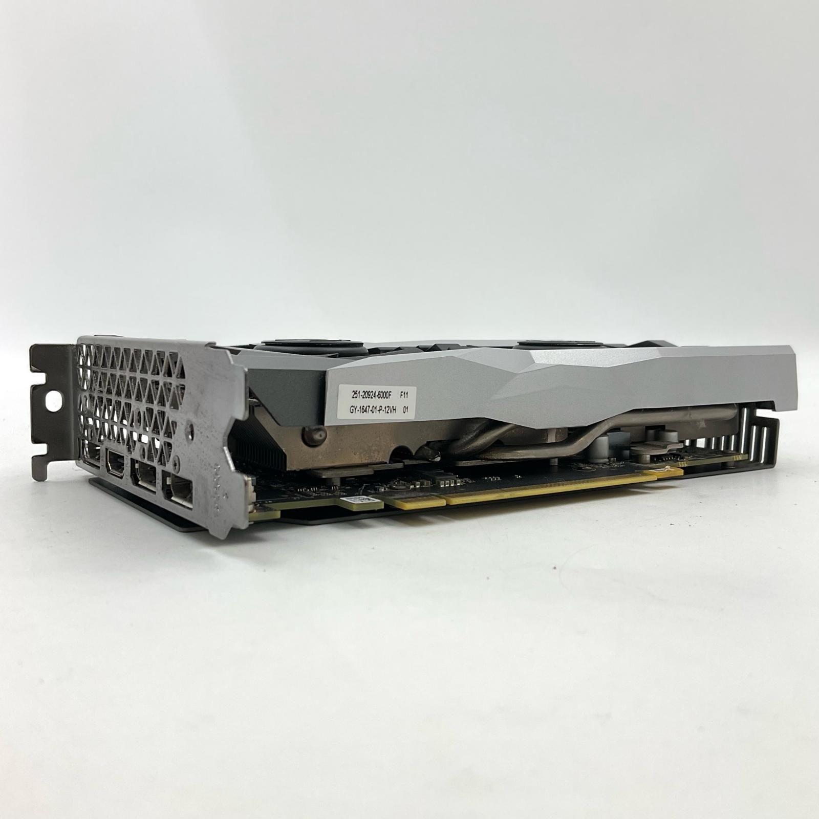 【全額返金保証】【最速発送】ZOTAC グラフィックボード GeForce RTX 2060 6GB 美品 動作確認済