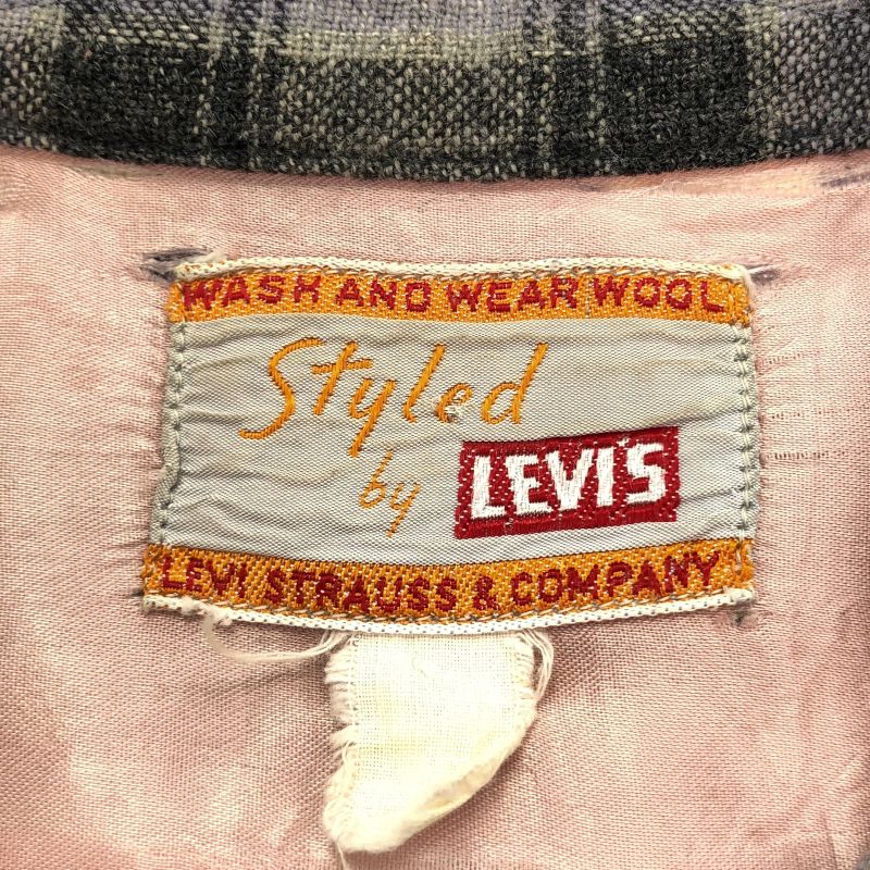 中古】50s～styled by LEVIS オンブレループL/Sシャツ サイズ不明