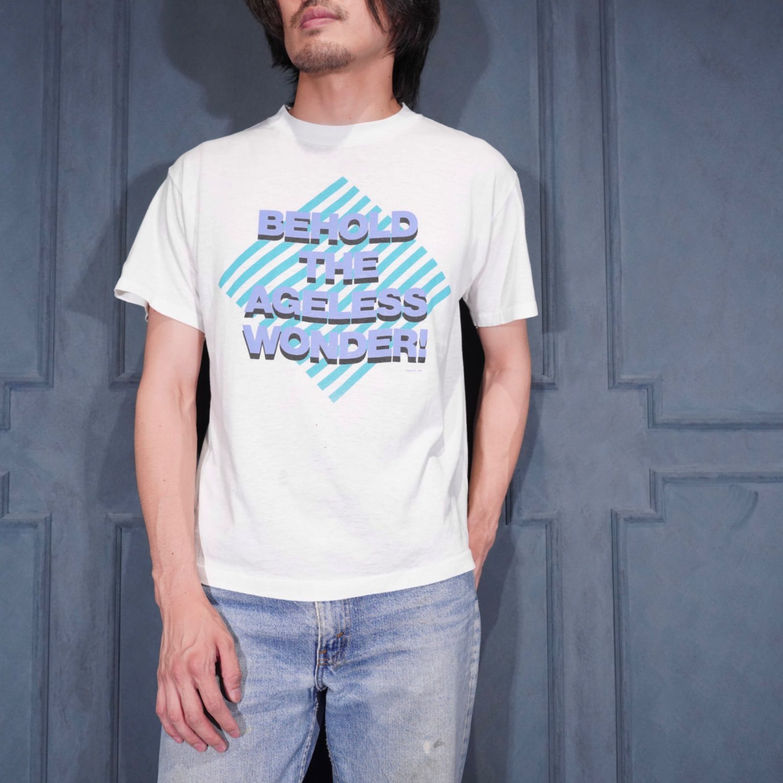 80 s 90 s USA VINTAGE TEE JAYS HeF-T MESSAGE PRINT DESIGN T SHIRT 80年代 90年代 アメリカ古着メッセージプリントデザインTシャツ - メルカリ