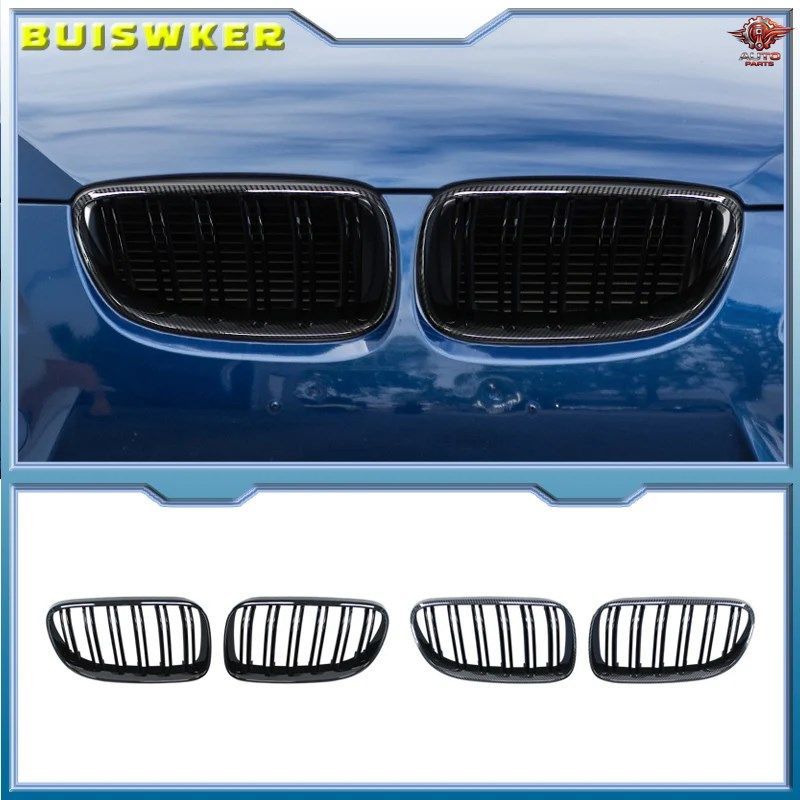 BMW E92 E93 M3 2010-2013 フロントバンパーキドニーグリル グロスデュアルライングリル カースタイリング レーシンググリルパーツ 6,092円