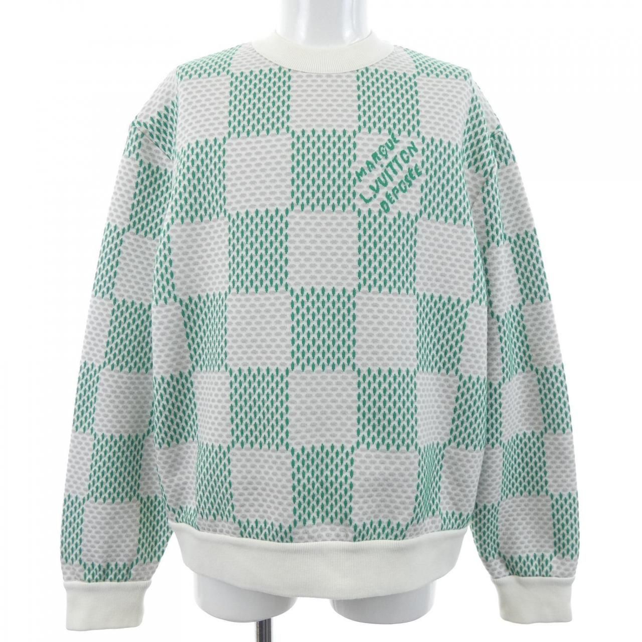 ルイヴィトン LOUIS VUITTON ダミエコットンスウェットシャツ HQY92WIIM スウェット ルイヴィトン LOUIS VUITTON ダミエコットンスウェットシャツ