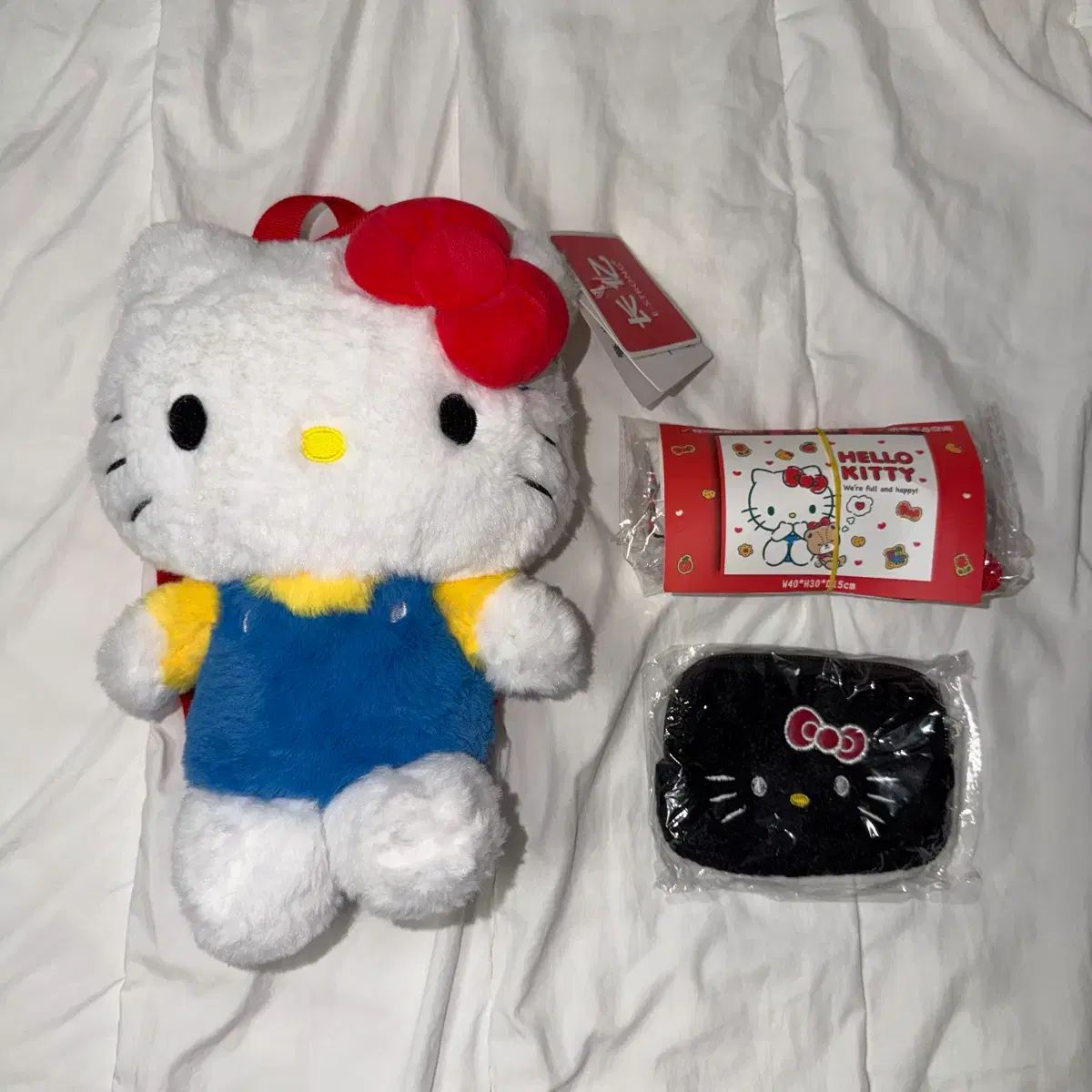 Sanrio Hello Kitty Kitty Mochila De Felpa Bolso Tapoline Mini Bolsa Nuevo Resumen