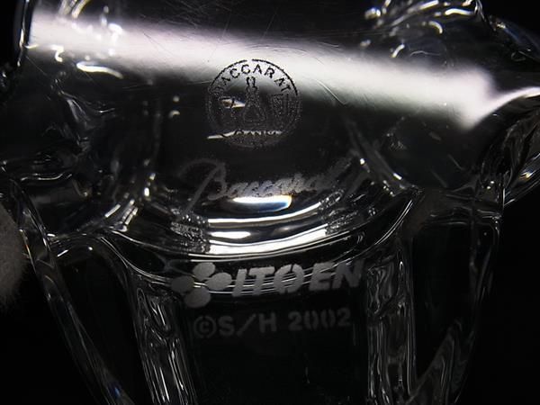 □新品同様□ Baccarat バカラ クリスタルガラス 伊藤園 お茶犬