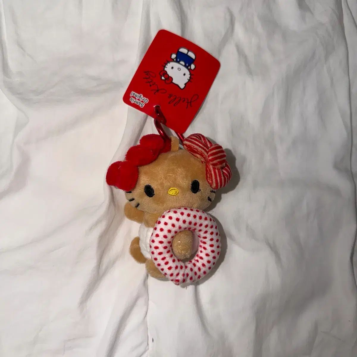 Sanrio Hello Kitty Kitty Tanning Kitty Tube Llavero de felpa Nuevo