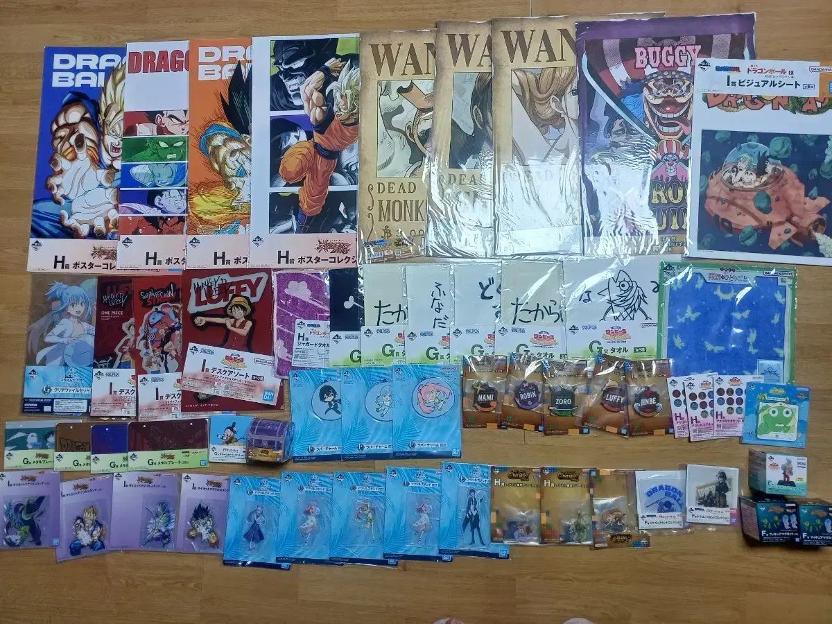 一番くじ ドラゴンボール ONE PIECE 転生したらスライムだった件など グッズ アクリルスタンド ちょこのっこ 全 56個 9,457円