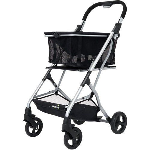EcoCa マイバッグセット エコカ 本体カラー：シルバー ショッピングカート 折りたたみ 軽 コンパクト マイカート 買い物 ＜EC410S＞