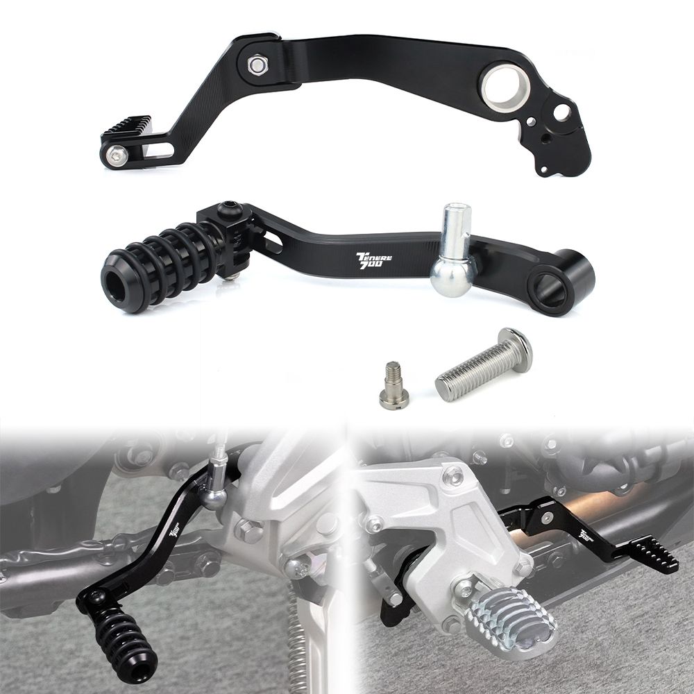 XITOMER ヤマハ Tenere700 XTZ690 2019〜2025対応 調整式ブレーキペダルレバー フットレスト アルミ製