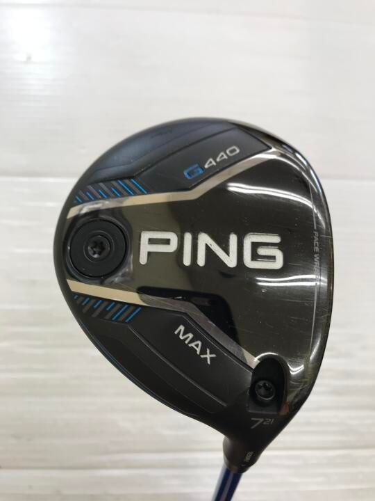ピン　G440 MAX　21度　ALTA J CB BLUE　SRフレックス　フェアウェイウッド　中古【最短即日発送】フェアウェイウッド