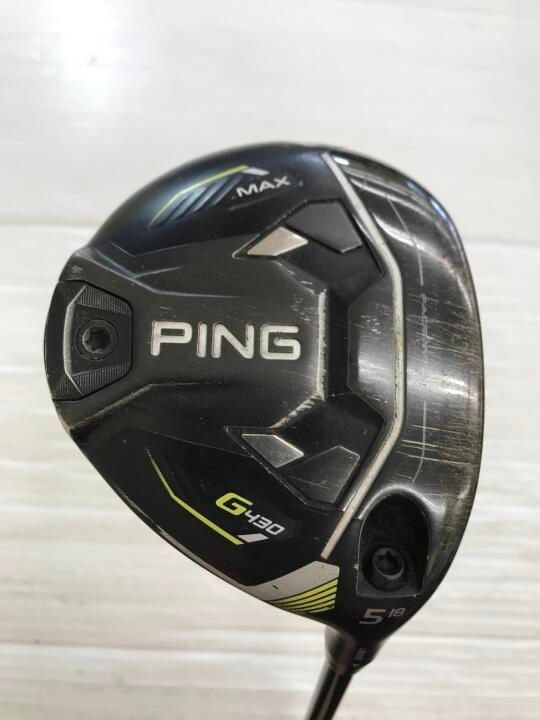 ピン　G430 MAX　18度　ALTA J CB BLACK　Rフレックス　フェアウェイウッド　中古【最短即日発送】